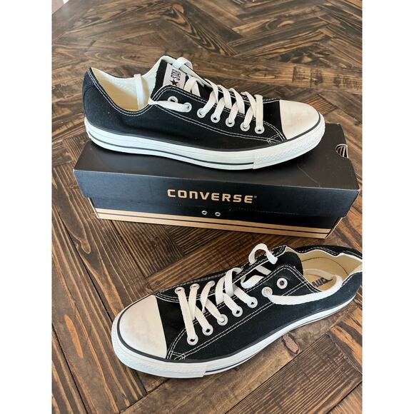 Converse Other - Converse All Star OX Black Low Top Men 10 Classic Academia Grunge Nostalgia Shoe